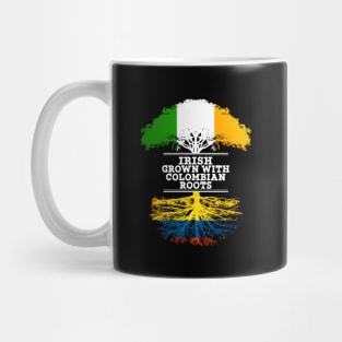 Irish Grown With Colombian Roots - Gift for Colombian With Roots From Colombia Mug